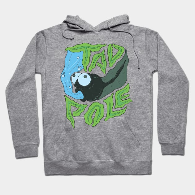 Quirky Tadpole - Doodle Art Design Hoodie by KroomanL